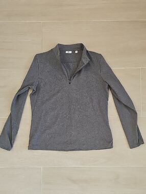 FootJoy Gray Quarter-Zip Pullover Jacket